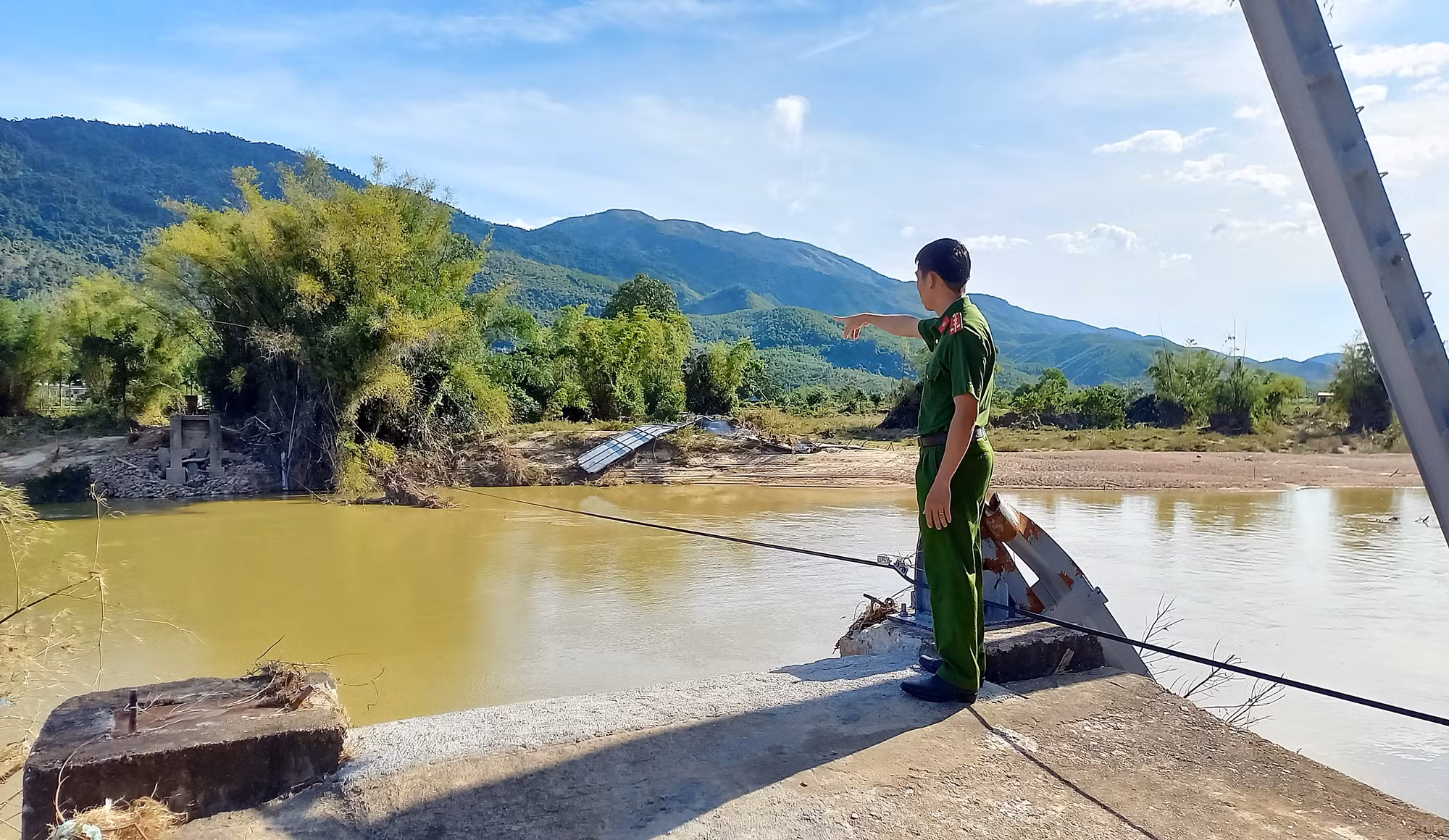 Khắc phục thiệt hại do bão lũ gây ra tại Trại giam An Điềm -0