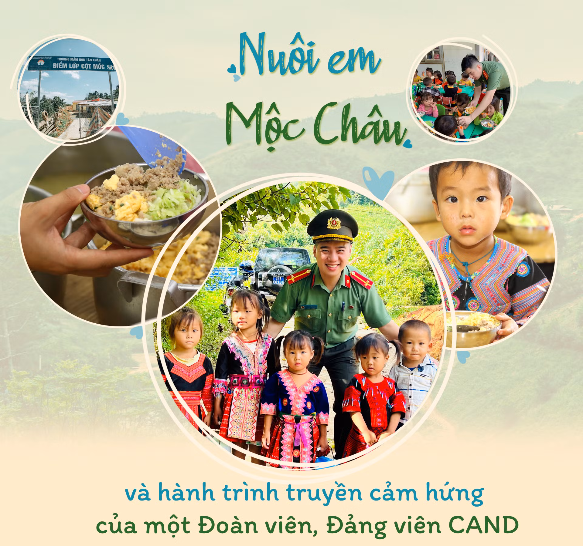 “Nuôi em Mộc Châu” và hành trình truyền cảm hứng của một Đoàn viên, Đảng viên CAND -0