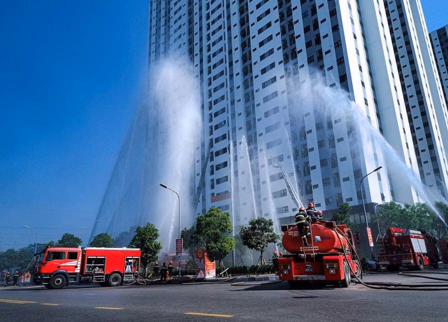 Hải Phòng diễn tập phương án chữa cháy và cứu nạn, cứu hộ lớn nhất từ trước đến nay -0