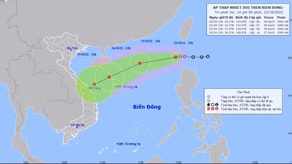 Chủ động ứng phó với áp thấp nhiệt đới