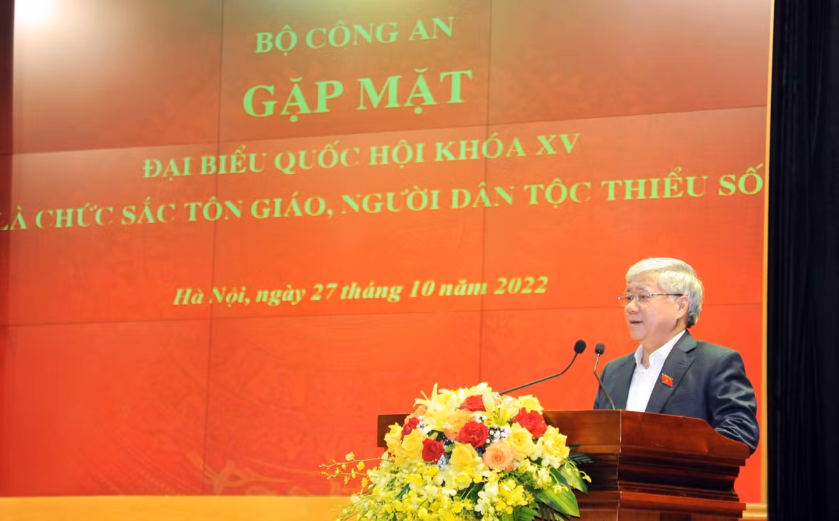 Bộ Công an gặp mặt các đại biểu Quốc hội Khóa XV -0
