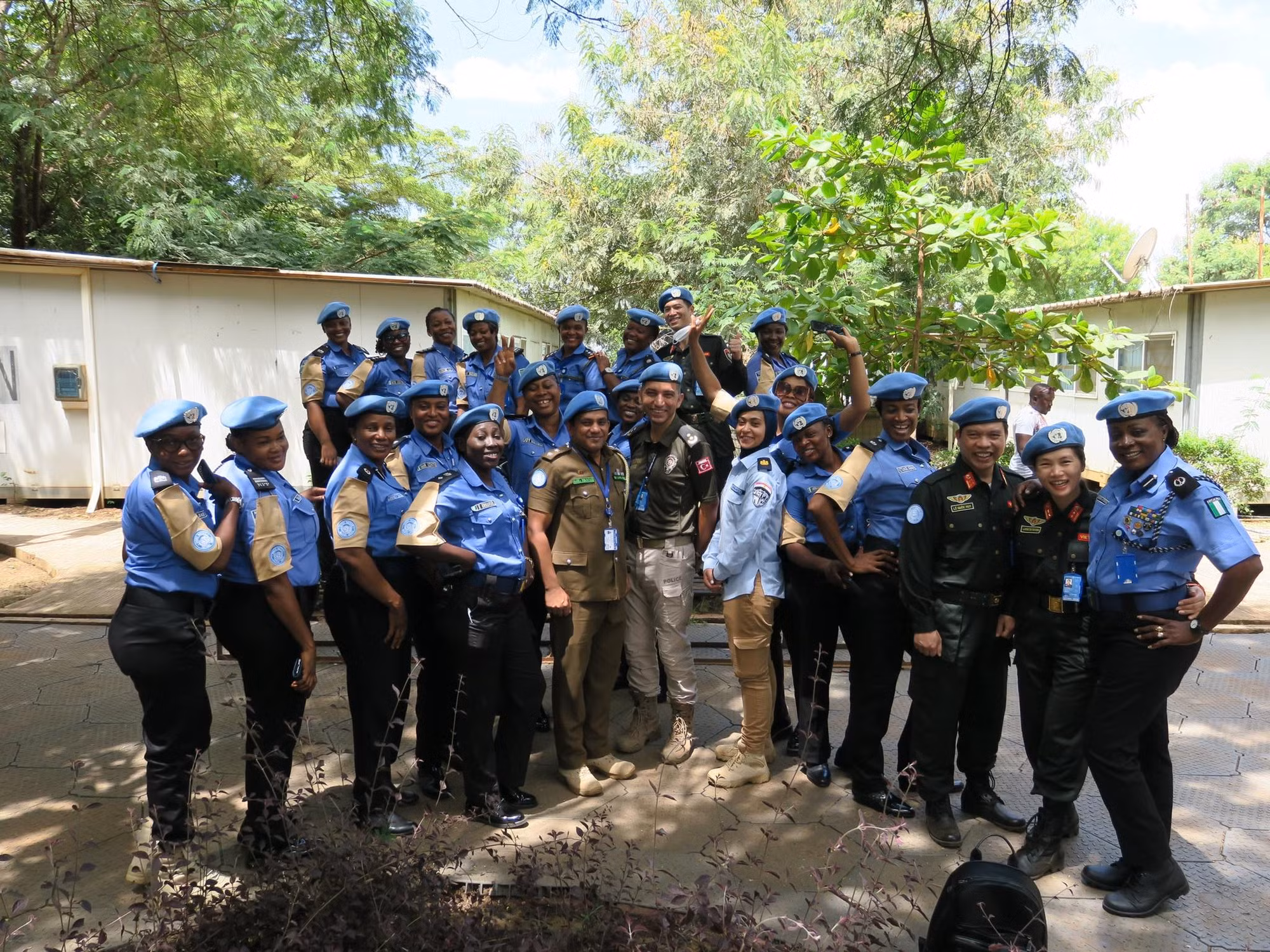 Phái bộ UNMISS tổ chức lễ chào đón nhóm cán bộ Công an Việt Nam -0