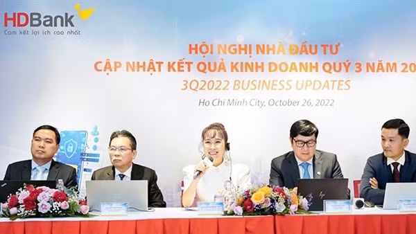 Kết quả 9 tháng của HDBank tốt nhất từ trước đến nay