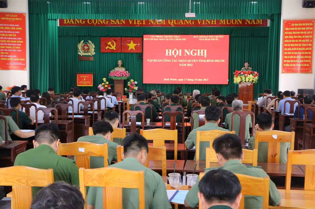 Tập huấn công tác nhân quyền tại Bình Phước -0