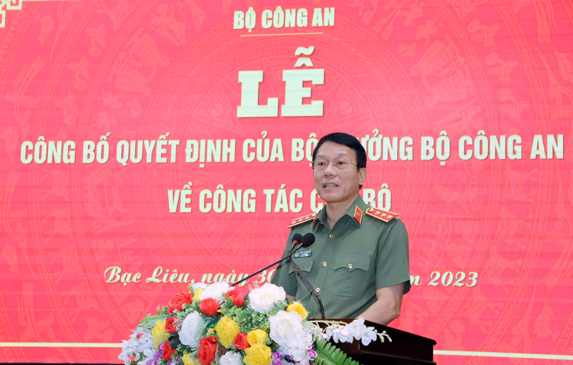 Đại tá Hồ Việt Triều giữ chức vụ Giám đốc Công an tỉnh Bạc Liêu -0