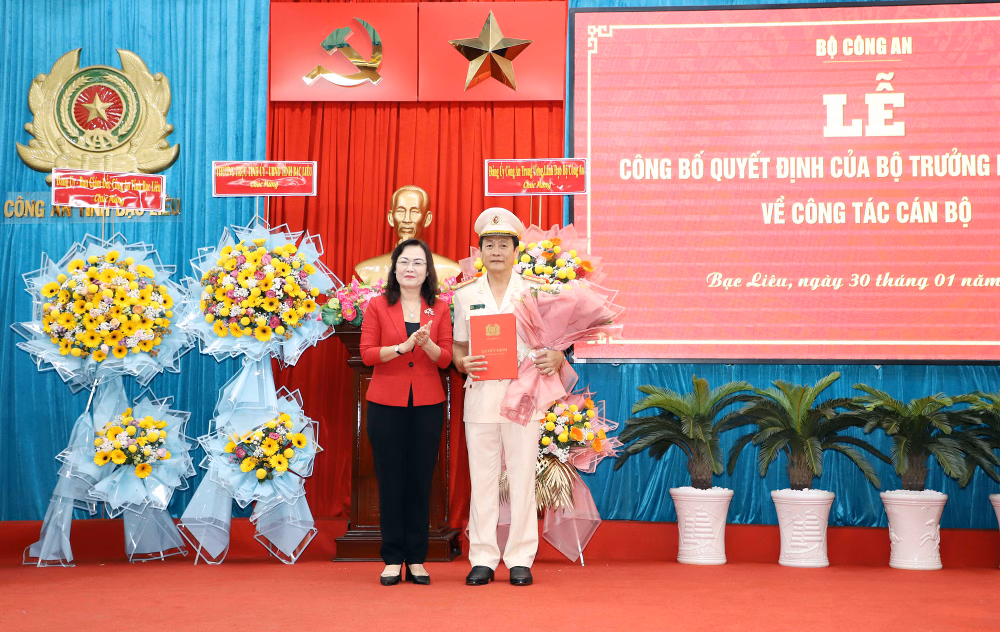 Đại tá Hồ Việt Triều giữ chức vụ Giám đốc Công an tỉnh Bạc Liêu -1