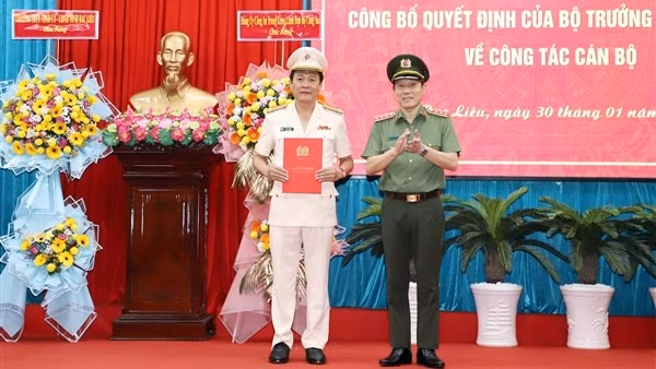 Đại tá Hồ Việt Triều giữ chức vụ Giám đốc Công an tỉnh Bạc Liêu