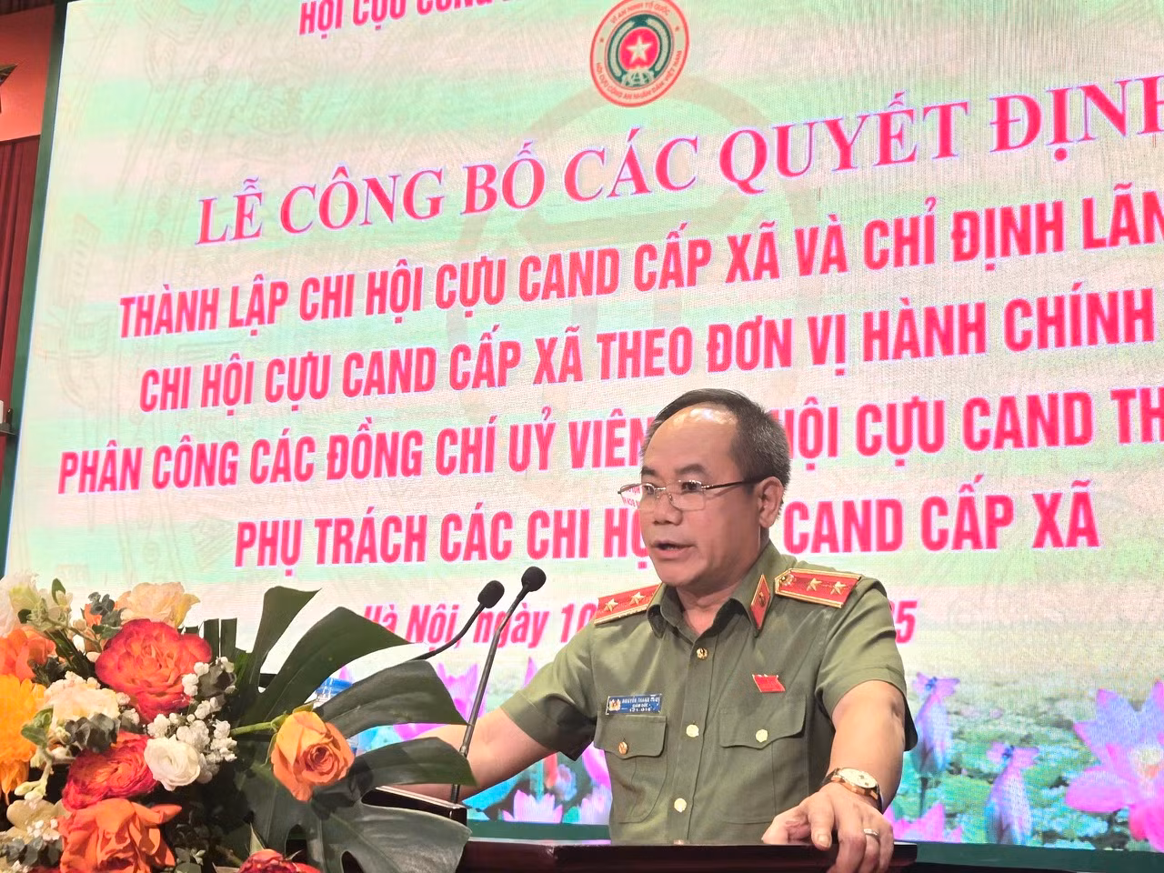 Tất cả 126 xã, phường ở Hà Nội thành lập Chi hội Cựu CAND -0