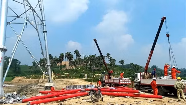 Tập đoàn Điện lực Việt Nam: Đẩy nhanh tiến độ Dự án đường dây 500kv Lào Cai-Vĩnh Phúc