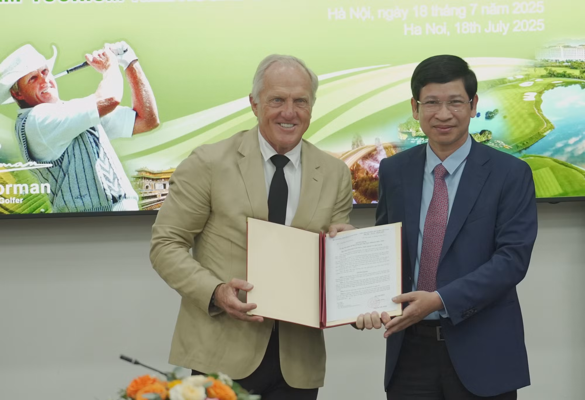 Bổ nhiệm huyền thoại golf thế giới Greg Norman làm Đại sứ Du lịch Việt Nam -0
