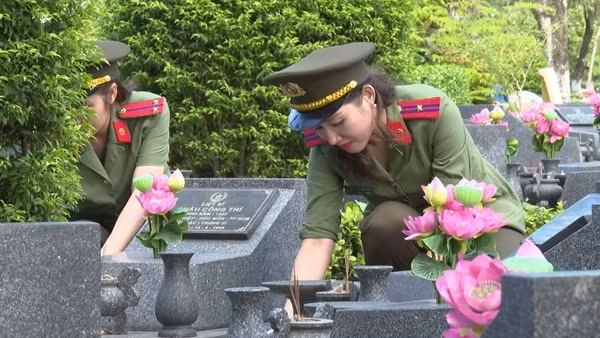 Tuổi trẻ CAND phía Nam với nhiều hoạt động tri ân các Anh hùng - Liệt sĩ