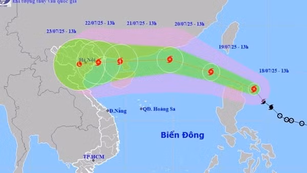 Bão Wipha có nhiều nét tương đồng Yagi, đổ bộ với cấp độ mạnh