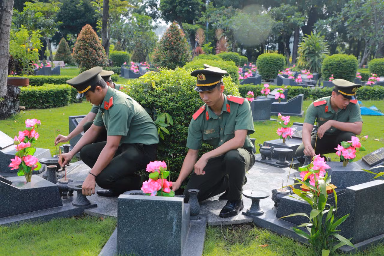 Tuổi trẻ CAND phía Nam với nhiều hoạt động tri ân các Anh hùng - Liệt sĩ -0