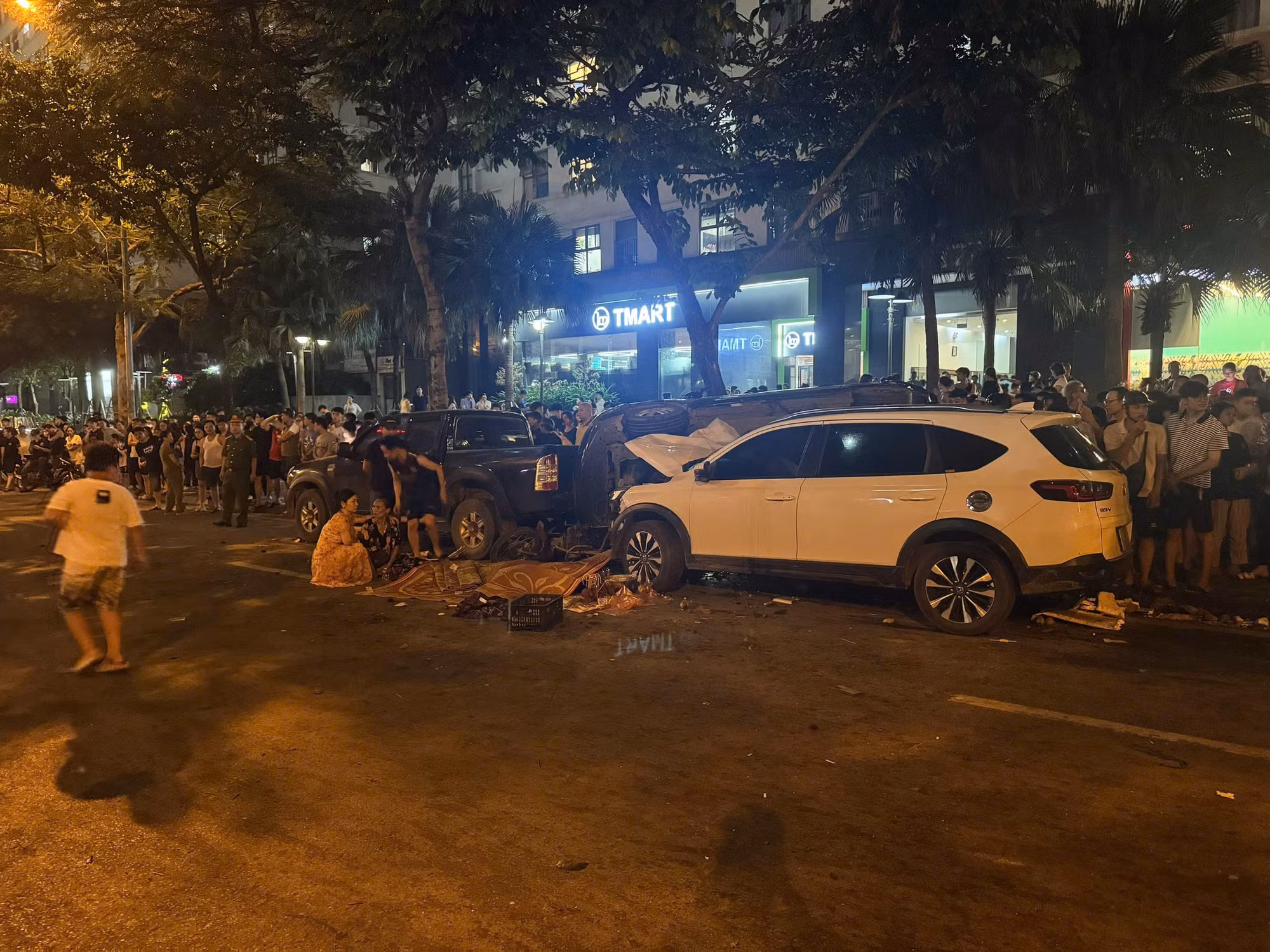 Tài xế ô tô gây tai nạn liên hoàn ở Hà Nội có nồng độ cồn rất cao -0