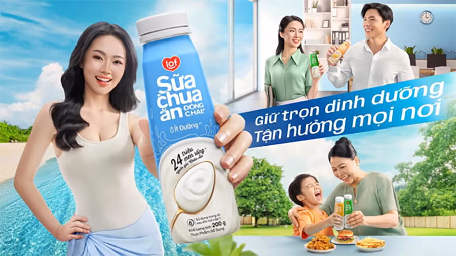 LOF ra mắt Sữa chua ăn đóng chai -0