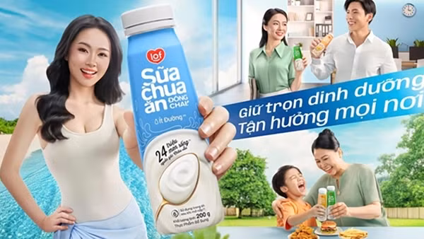 LOF ra mắt Sữa chua ăn đóng chai