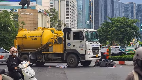 Tài xế xe bồn ngất xỉu sau khi biết gây tai nạn chết người