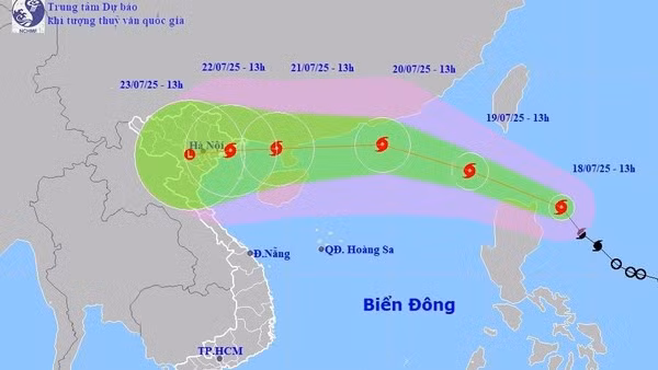 Công an các đơn vị, địa phương chủ động ứng phó với diễn biến của bão Wipha
