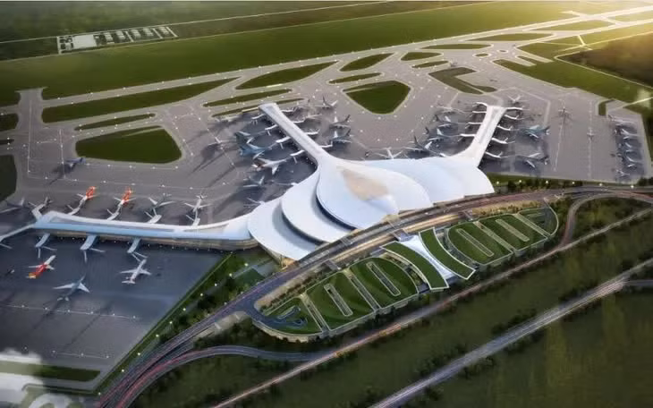 Nhà ga hành khách Sân bay Long Thành sẽ cơ bản hoàn thành cuối năm 2025 -0