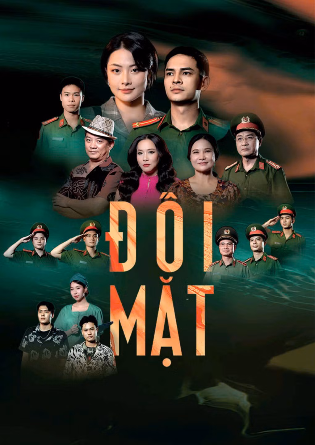 Biểu diễn vở kịch “Đối mặt” - tác phẩm đoạt Huy chương Bạc tại Liên hoan sân khấu về người chiến sĩ CAND -0