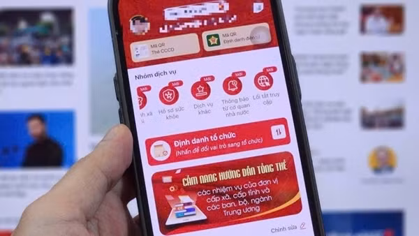 Tiện ích trợ lý ảo AI trên VNeID tra cứu xã, phường mới