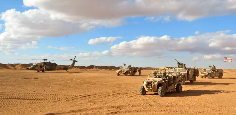 Căn cứ Mỹ ở Syria bị bắn phá bằng UAV 