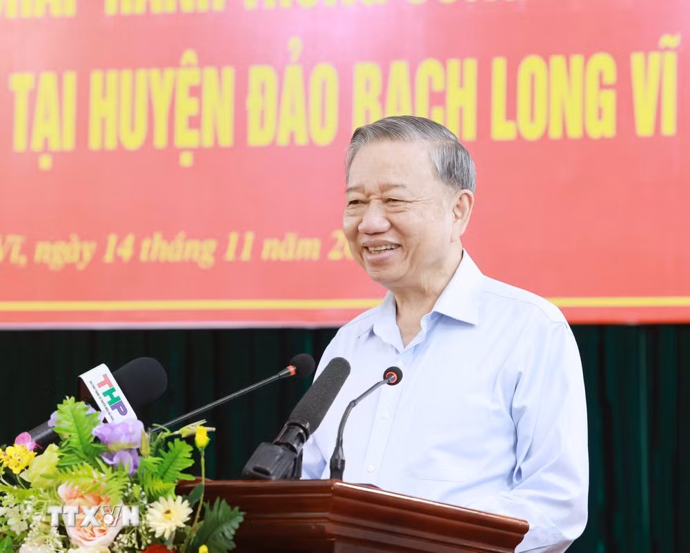 Tổng Bí thư: Biến Bạch Long Vĩ trở thành pháo đài bảo vệ vùng biển, vùng trời -0