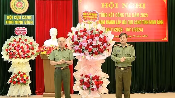 Hội Cựu CAND tỉnh Ninh Bình kỷ niệm 1 năm thành lập và tổng kết công tác Hội năm 2024