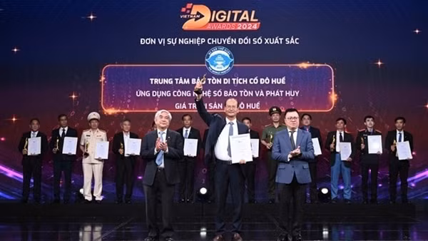 Trung tâm Bảo tồn Di tích Cố đô Huế đạt Giải thưởng Chuyển đổi số Việt Nam