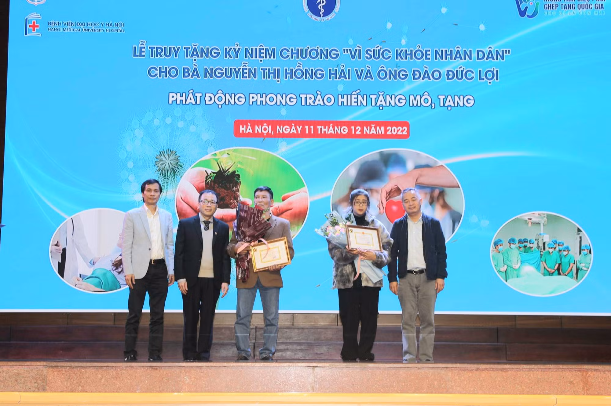Tôn vinh hai người chết não hiến tạng giúp 10 người tái sinh -0