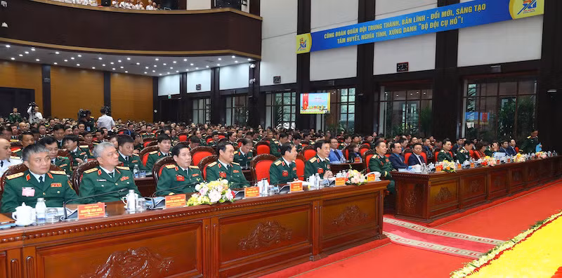 Đại hội đại biểu Công đoàn Quân đội lần thứ XI -0