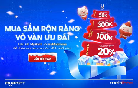 MyPoint đổ bộ voucher cuối năm: Mua sắm rộn ràng - vô vàn ưu đãi -0