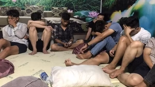 Phát hiện 19 thanh niên sử dụng ma túy trái phép trong nhà nghỉ