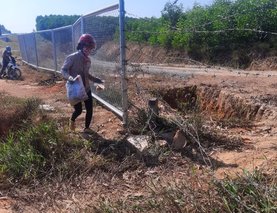 Nguy cơ tai nạn giao thông khi hàng rào bảo vệ cao tốc bị tháo dỡ -0