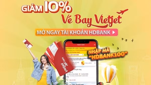 Cùng HDBank đặt vé máy bay giờ nào cũng rẻ