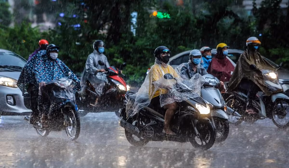 Ba miền mưa to, Hà Nội nhiệt độ giảm -0