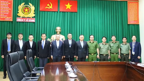 Công an TP Hồ Chí Minh tiếp đoàn Cảnh sát Hoàng gia Thái Lan
