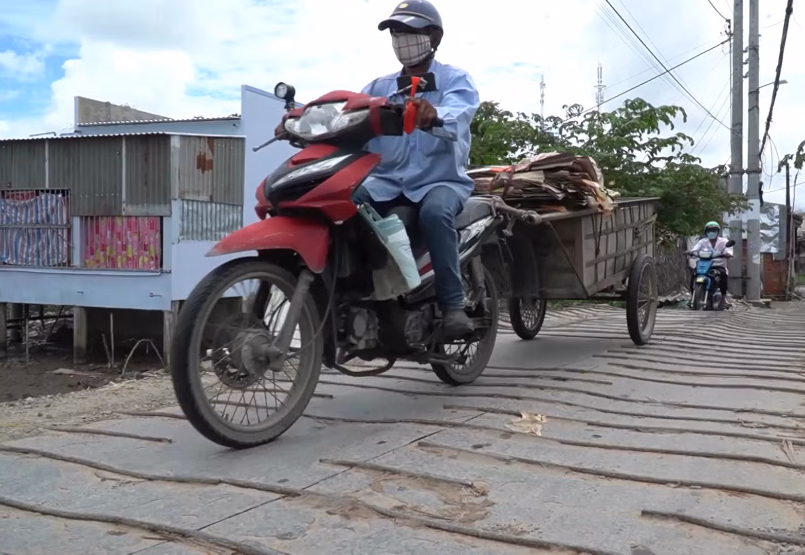 Cầu nông thôn ở Bạc Liêu xây gần 3 năm chưa xong -0