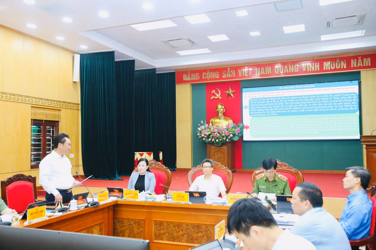 Người đứng đầu địa phương cần quyết liệt chỉ đạo thực hiện Đề án 06 -0