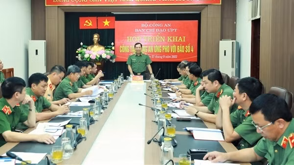 Tập trung lực lượng ứng phó hiệu quả bão Noru gắn với bảo đảm ANTT