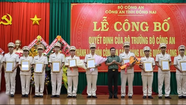 Thành lập Đồn Công an Cảng hàng không quốc tế Long Thành