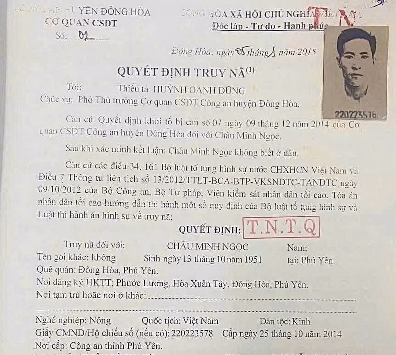 Sau gần 12 năm trốn nã một đối tượng bị bắt khi ẩn mình dưới vỏ bọc người nuôi chồn -0