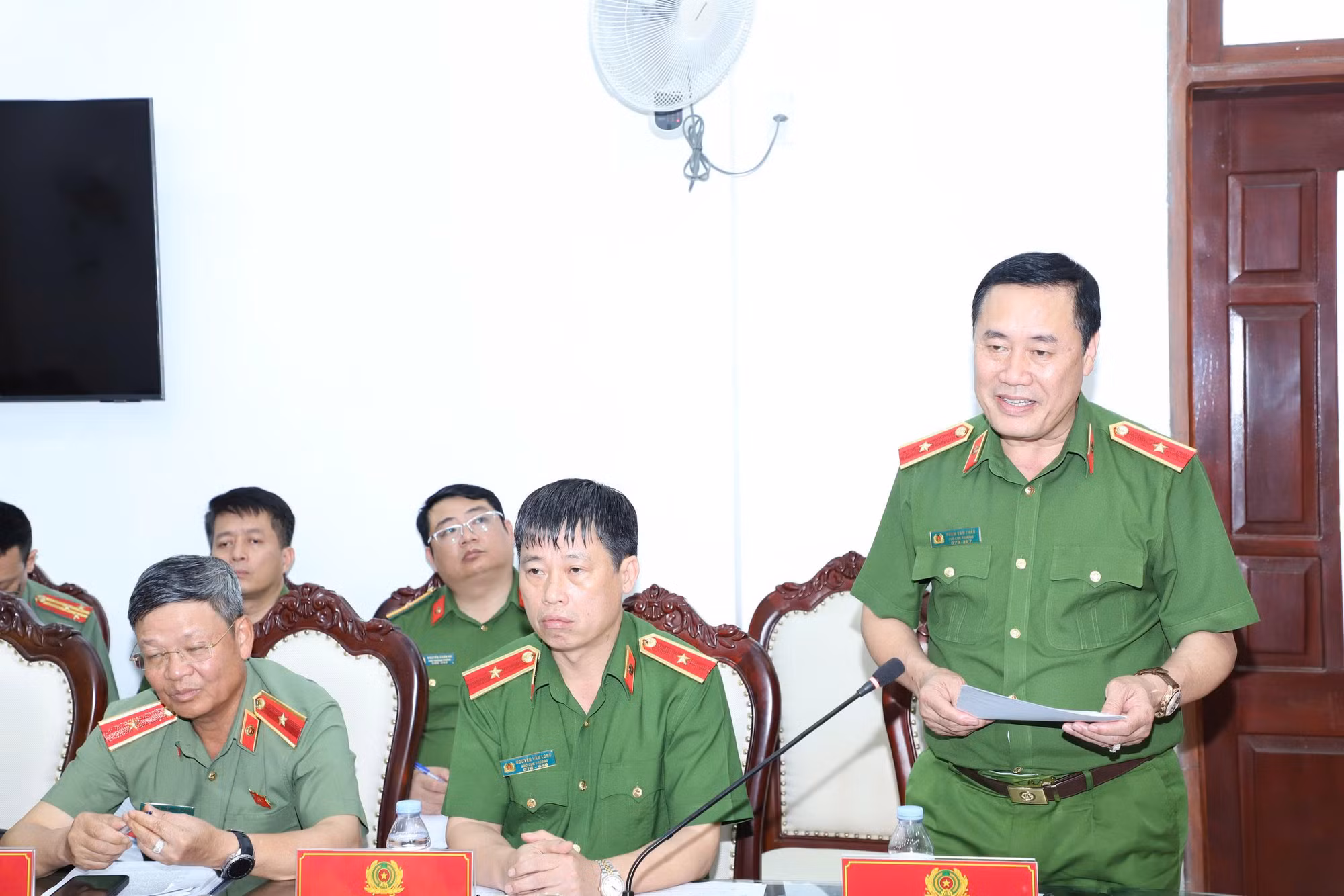 Thứ trưởng Lê Văn Tuyến kiến tra công tác tại Công an tỉnh Ninh Bình, Trại giam Nam Hà, Ninh Khánh -0