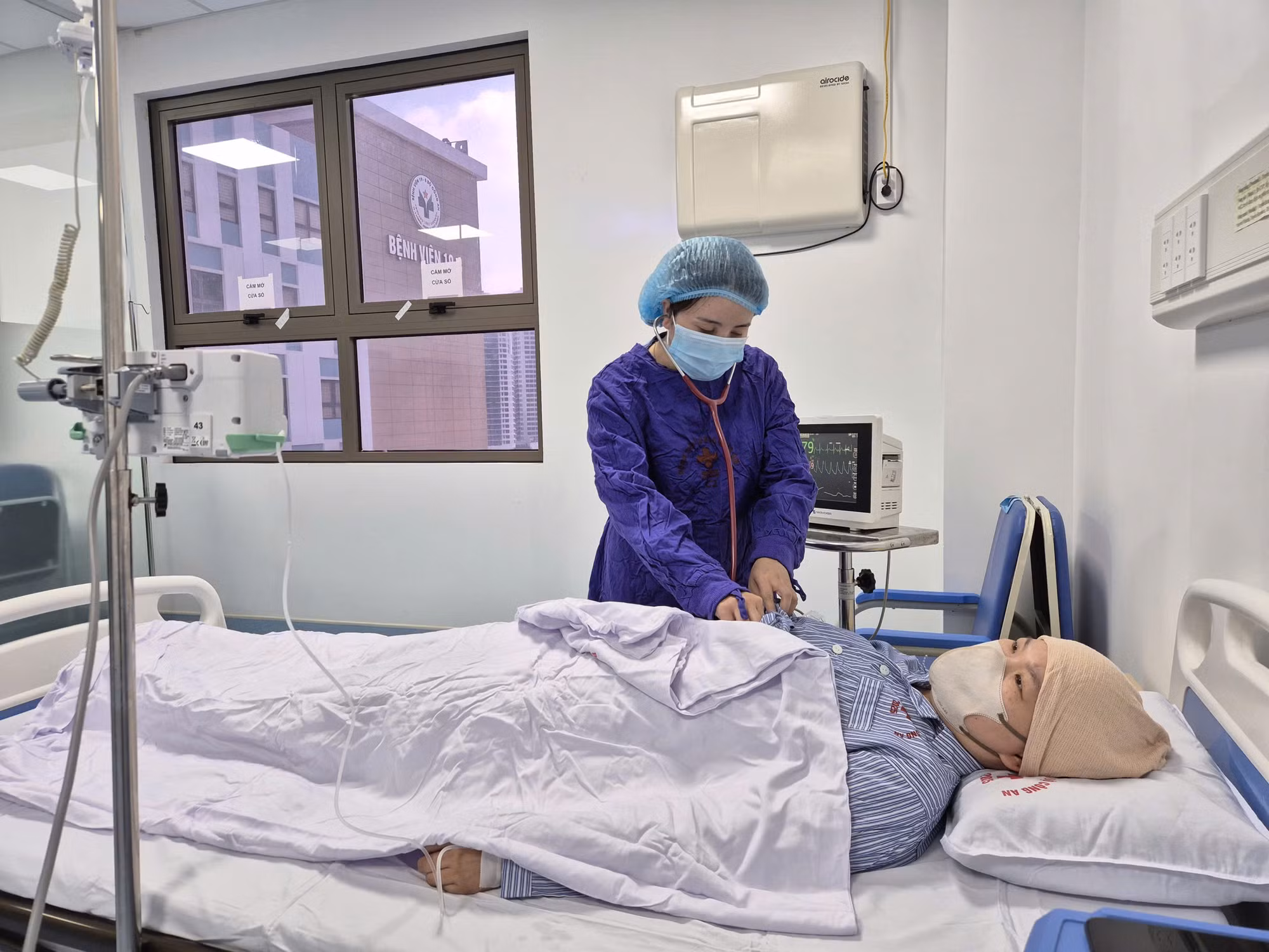 Bệnh viện 19-8 ghép tế bào gốc cứu bệnh nhân u lympho rất nặng -0