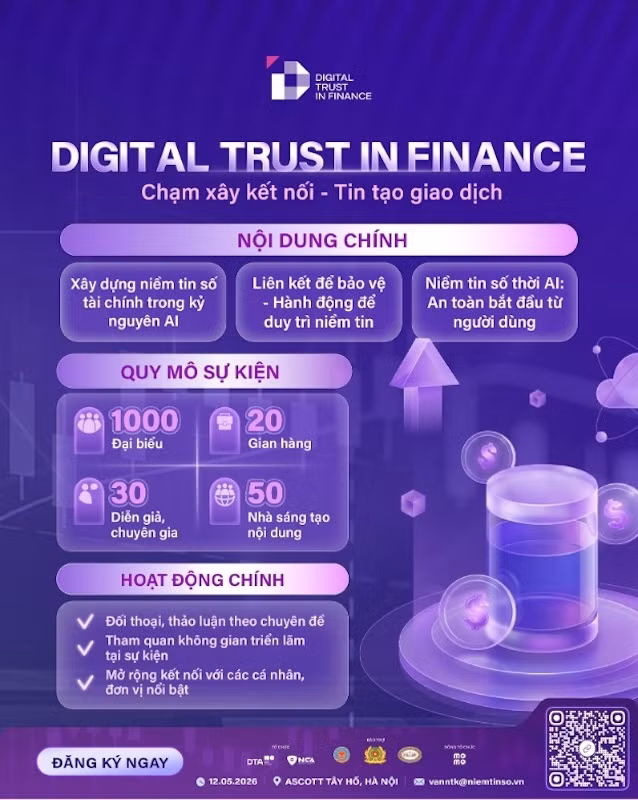 Tài sản số và bài toán niềm tin: Chủ đề “nóng” tại Digital Trust in Finance 2026 -0
