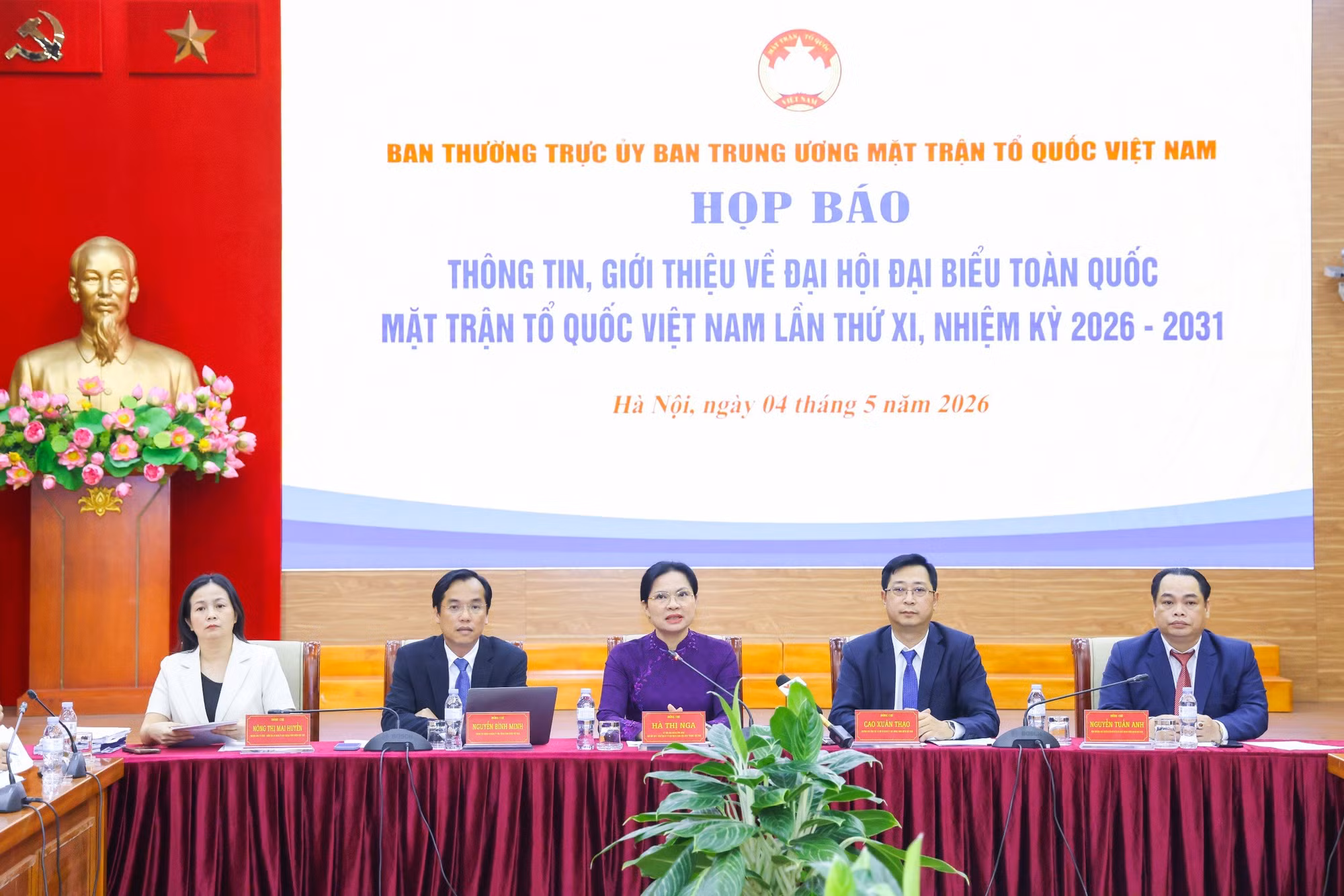 1.138 đại biểu chính thức dự Đại hội đại biểu toàn quốc Mặt trận Tổ quốc Việt Nam lần thứ XI -0