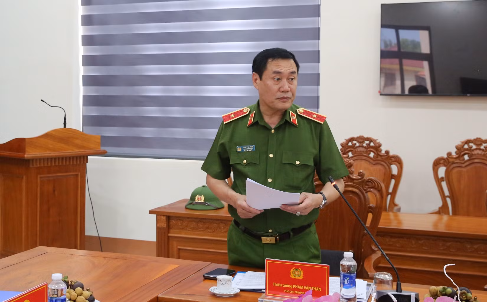 Đoàn công tác Văn phòng Chủ tịch nước kiểm tra công tác đặc xá tại Trại giam Tống Lê Chân -1
