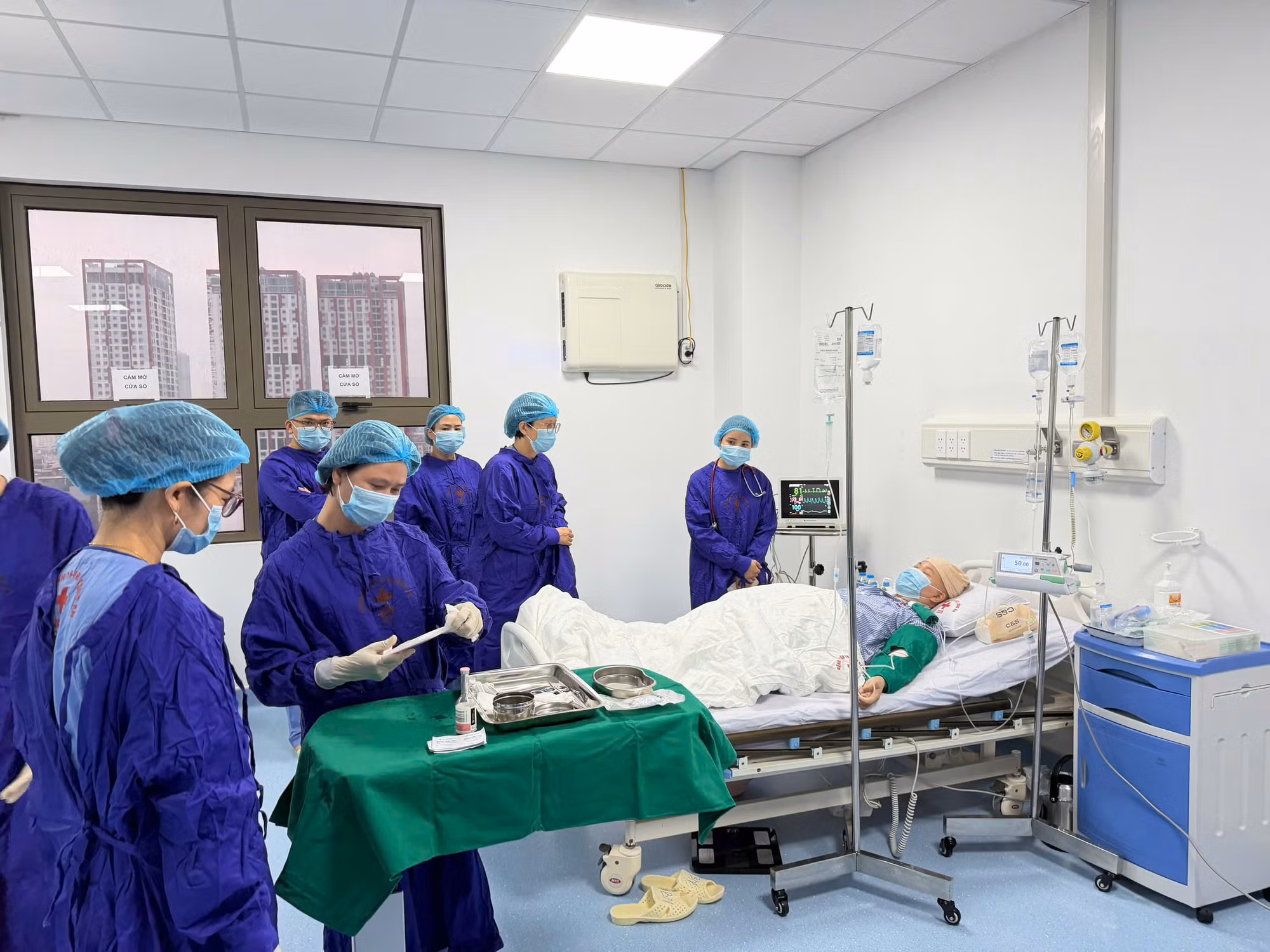 Bệnh viện 19-8 ghép tế bào gốc cứu bệnh nhân u lympho rất nặng -0