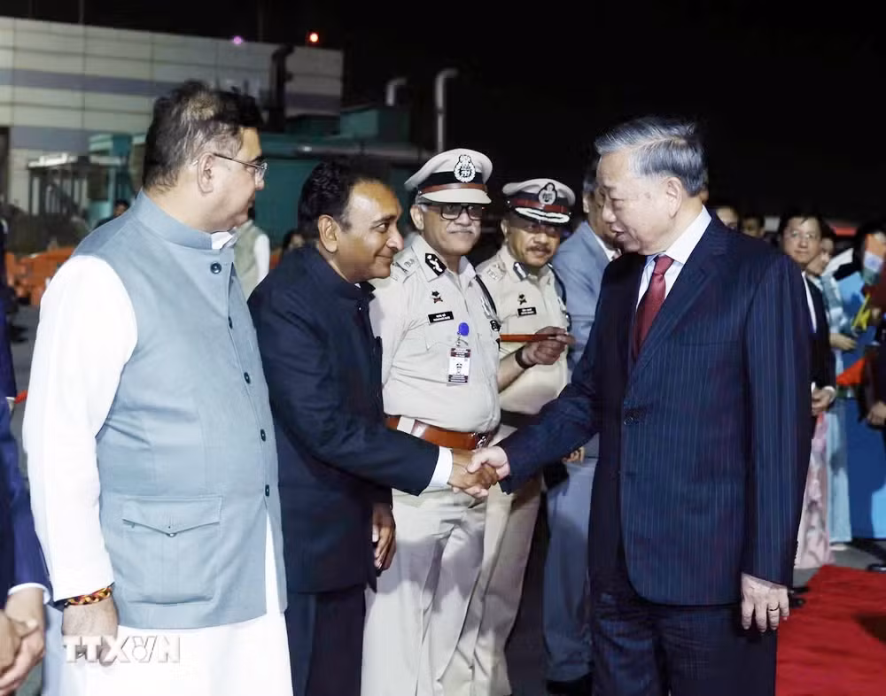 Tổng Bí thư, Chủ tịch nước Tô Lâm kết thúc tốt đẹp chuyến thăm cấp Nhà nước Cộng hòa Ấn Độ -1