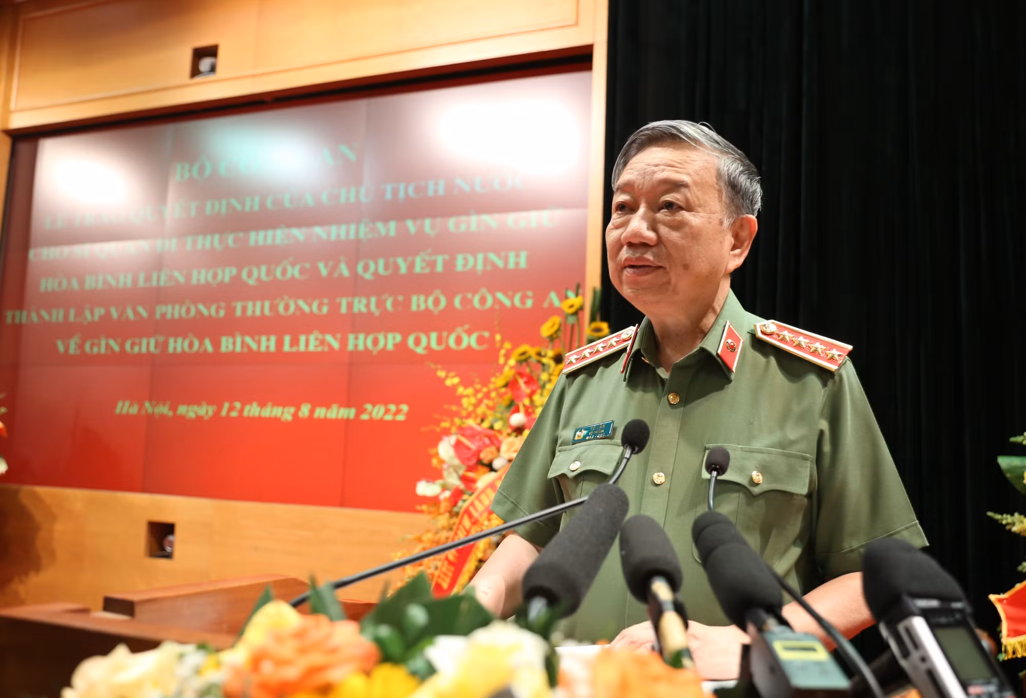 Công bố Quyết định thành lập Văn phòng Thường trực Bộ Công an về gìn giữ hòa bình Liên hợp quốc. -0
